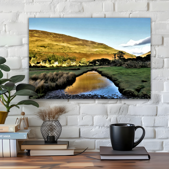 Canvas Art. Scottish Landscapes & Seascapes. Lochranza. Isle of Arran. Scotland.