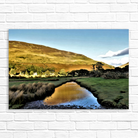 Canvas Art. Scottish Landscapes & Seascapes. Lochranza. Isle of Arran. Scotland.