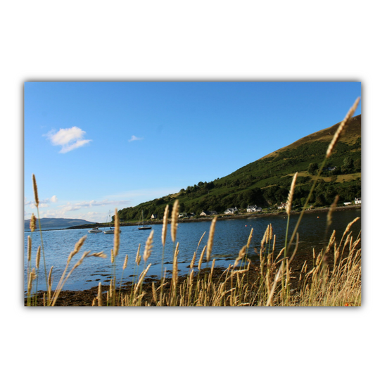 Canvas Art. Scottish Landscapes & Seascapes. Lochranza. Isle of Arran. Scotland.