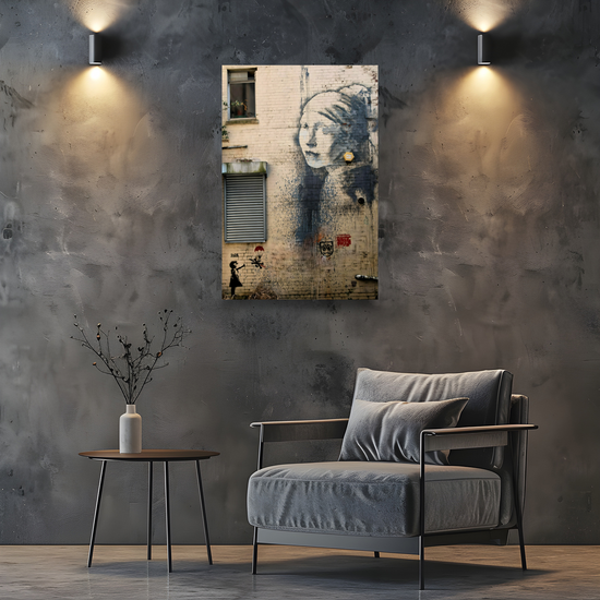 Canvas Art. English Cityscapes & Landmarks. Banksy Trail. Bristol. England.