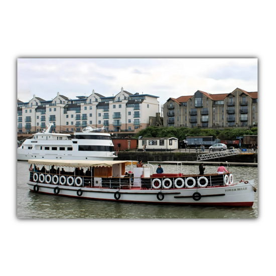 Canvas Art. English Cityscapes & Riverscapes. Bristol Harbour. England.