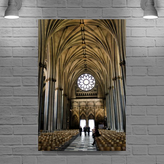 Canvas Art. English Cityscapes & Landmarks. Bristol Cathedral. England.