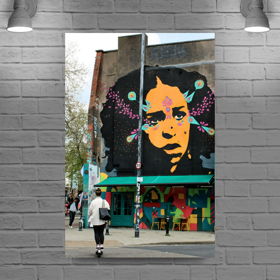 Canvas Art. English Cityscapes & Landmarks. Stokes Croft. Bristol. England.