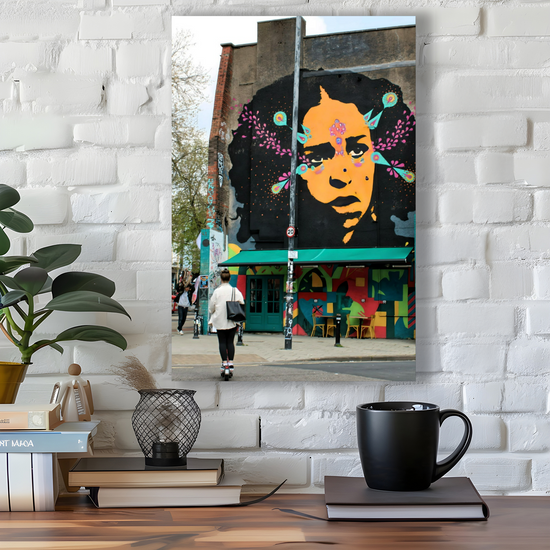 Canvas Art. English Cityscapes & Landmarks. Stokes Croft. Bristol. England.