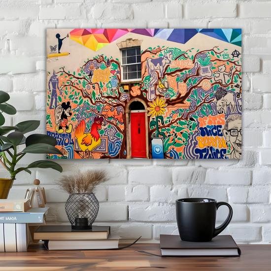 Canvas Art. English Cityscapes & Landmarks. Stokes Croft. Bristol. England.