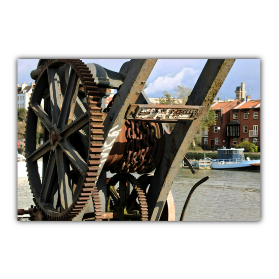 Canvas Art. English Cityscapes & Riverscapes. Bristol Harbour. England.