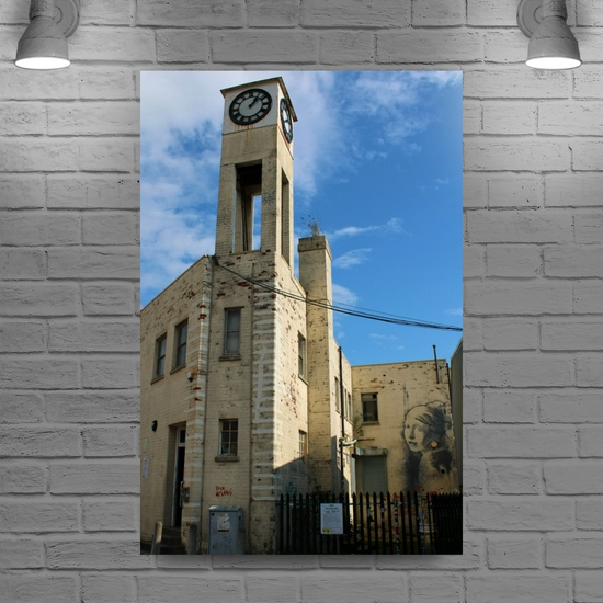 Canvas Art. Cityscapes & Landmarks. Banksy Trail. Bristol Harbour. England.