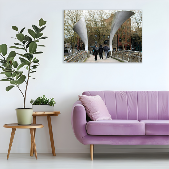 Canvas Art. English Cityscapes & Landmarks. Pero's Bridge. Bristol. England.
