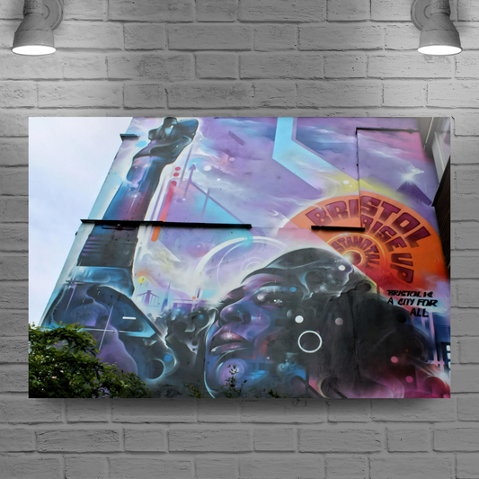 Canvas Art. English Cityscapes & Landmarks. Stokes Croft. Bristol. England.