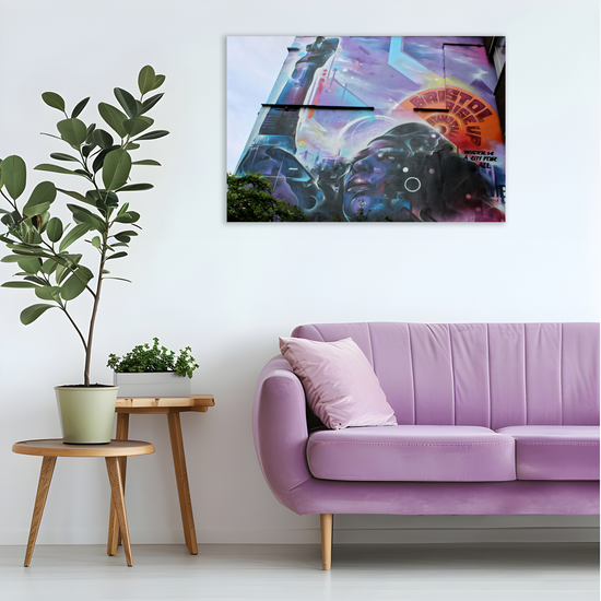 Canvas Art. English Cityscapes & Landmarks. Stokes Croft. Bristol. England.