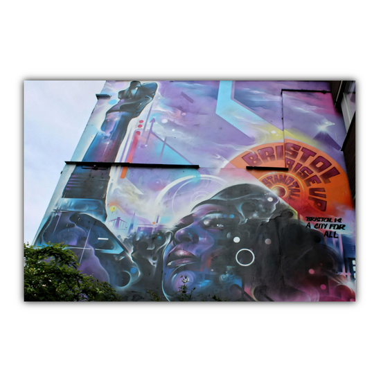Canvas Art. English Cityscapes & Landmarks. Stokes Croft. Bristol. England.