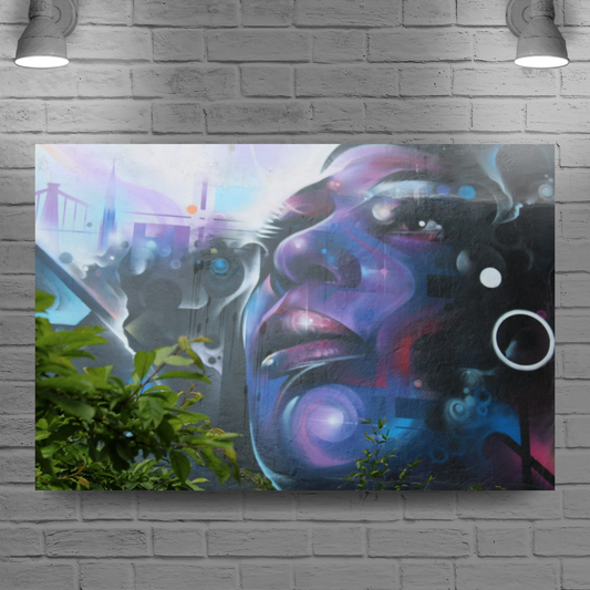 Canvas Art. English Cityscapes & Landmarks. Stokes Croft. Bristol. England.