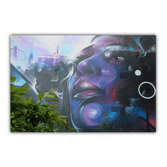 Canvas Art. English Cityscapes & Landmarks. Stokes Croft. Bristol. England.