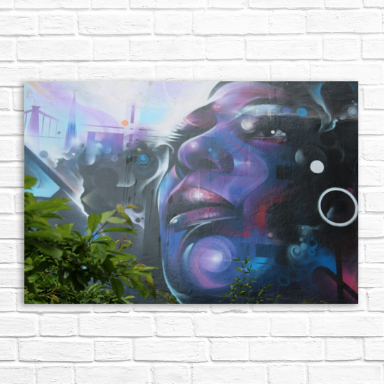 Canvas Art. English Cityscapes & Landmarks. Stokes Croft. Bristol. England.