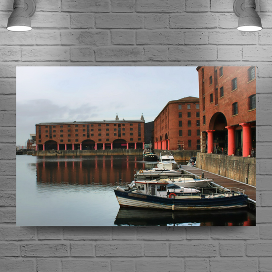 Giclée Mounted Wall Art Prints. Albert Dock. Liverpool. England.