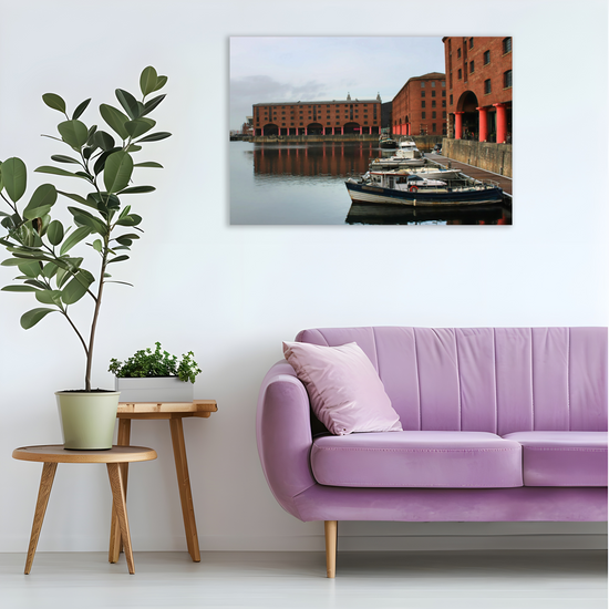 Giclée Mounted Wall Art Prints. Albert Dock. Liverpool. England.