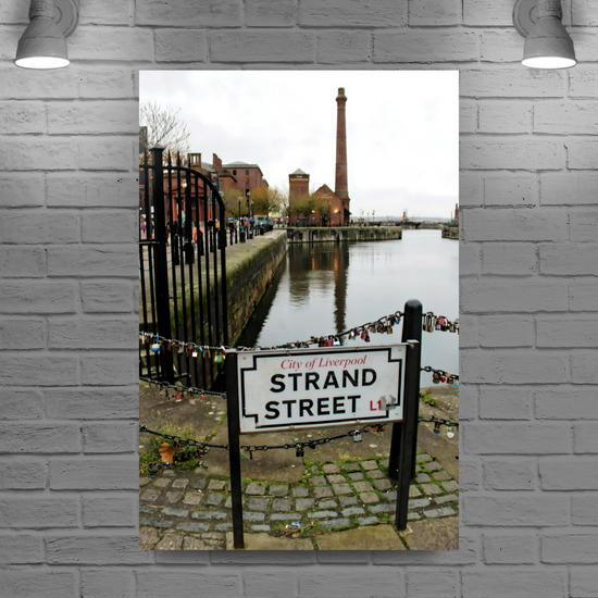 Canvas Art. English Cityscapes & Riverscapes. Albert Dock. Liverpool. England.