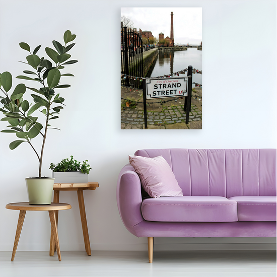 Canvas Art. English Cityscapes & Riverscapes. Albert Dock. Liverpool. England.