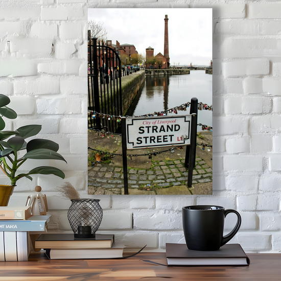 Canvas Art. English Cityscapes & Riverscapes. Albert Dock. Liverpool. England.
