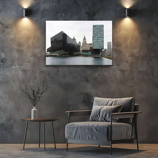 Canvas Art. English Cityscapes & Riverscapes. Liverpool. England.