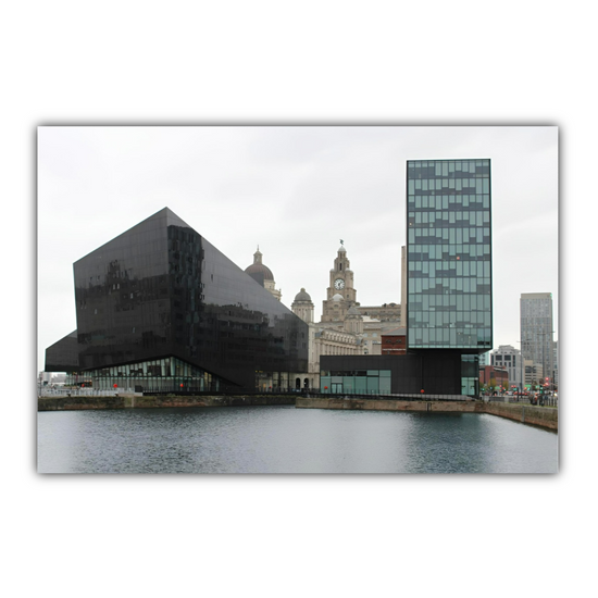 Canvas Art. English Cityscapes & Riverscapes. Liverpool. England.