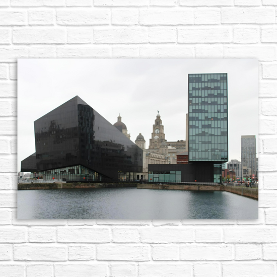 Canvas Art. English Cityscapes & Riverscapes. Liverpool. England.