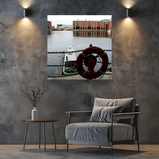 Canvas Art. English Cityscapes & Riverscapes. Albert Dock. Liverpool. England.