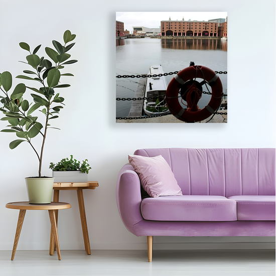 Canvas Art. English Cityscapes & Riverscapes. Albert Dock. Liverpool. England.