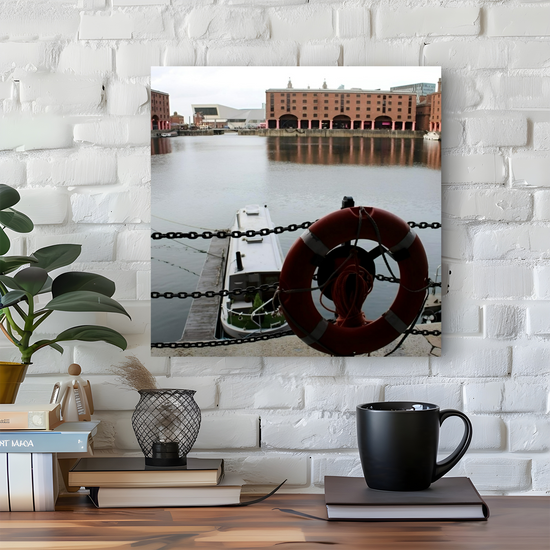 Canvas Art. English Cityscapes & Riverscapes. Albert Dock. Liverpool. England.