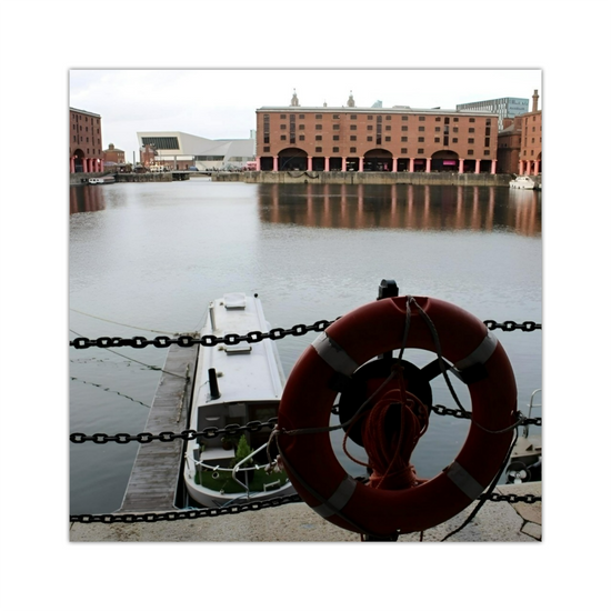 Canvas Art. English Cityscapes & Riverscapes. Albert Dock. Liverpool. England.