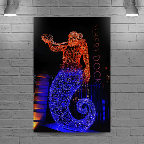 Canvas Art. English Cityscapes & Landmarks. Albert Dock. Liverpool. England.