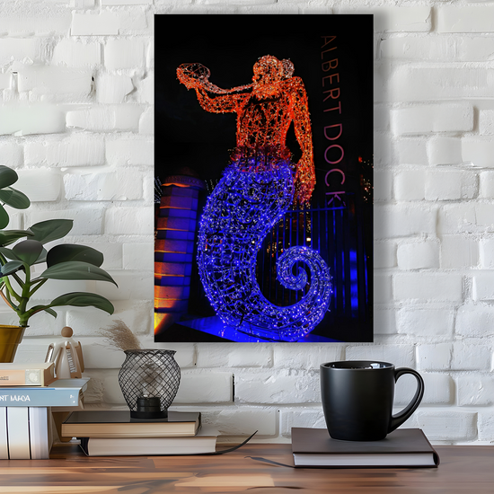 Canvas Art. English Cityscapes & Landmarks. Albert Dock. Liverpool. England.