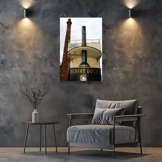 Giclée Mounted Wall Art Prints. Albert Dock. Liverpool. England.