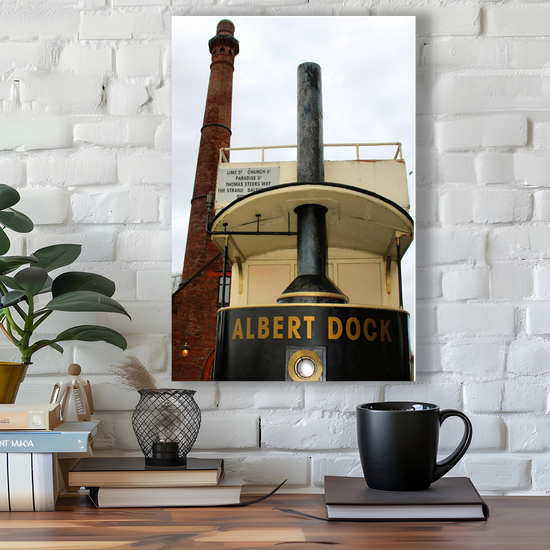 Giclée Mounted Wall Art Prints. Albert Dock. Liverpool. England.