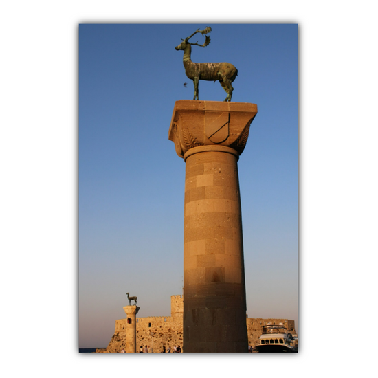 Canvas Art. Grecian Landscapes & Landmarks. Dama - Dama. Rhodes. Greece.