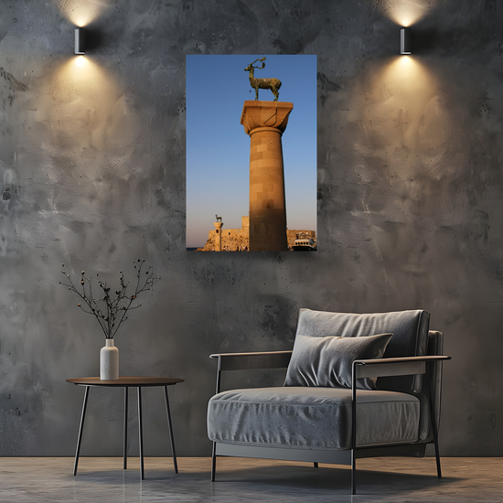 Canvas Art. Grecian Landscapes & Landmarks. Dama - Dama. Rhodes. Greece.