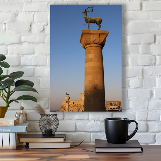Canvas Art. Grecian Landscapes & Landmarks. Dama - Dama. Rhodes. Greece.