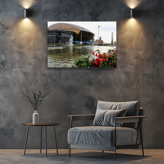 Canvas Art. Welsh Cityscapes & Landmarks. Cardiff. Wales.