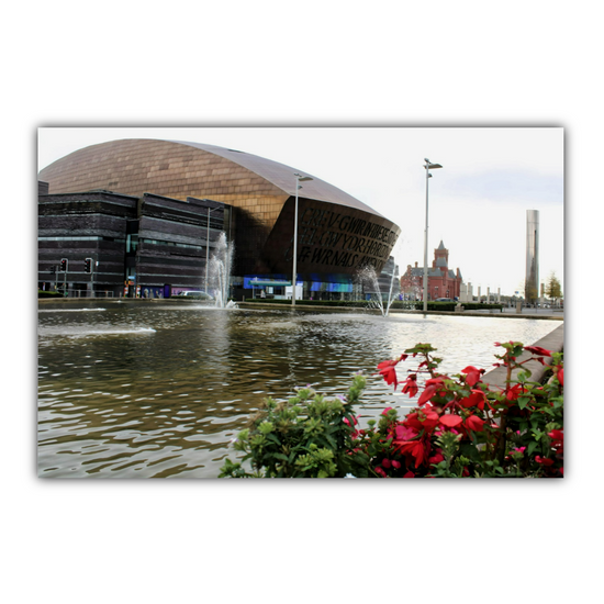 Canvas Art. Welsh Cityscapes & Landmarks. Cardiff. Wales.