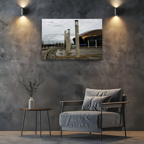 Canvas Art. Welsh Cityscapes & Landmarks. Cardiff. Wales.