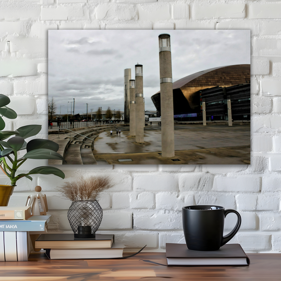 Canvas Art. Welsh Cityscapes & Landmarks. Cardiff. Wales.