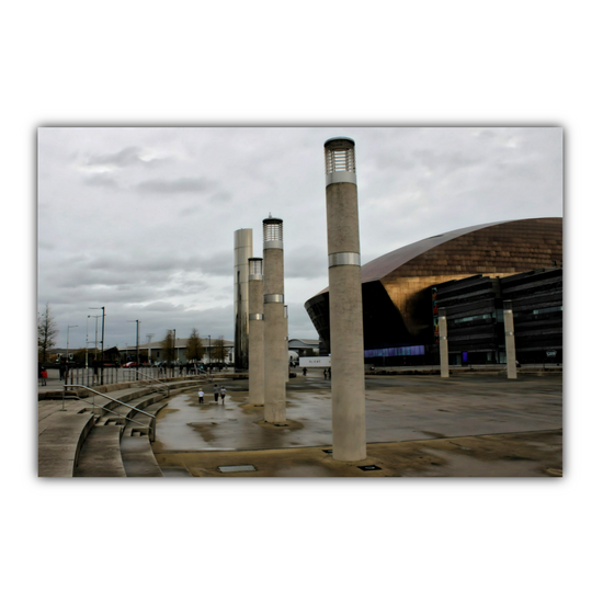 Canvas Art. Welsh Cityscapes & Landmarks. Cardiff. Wales.