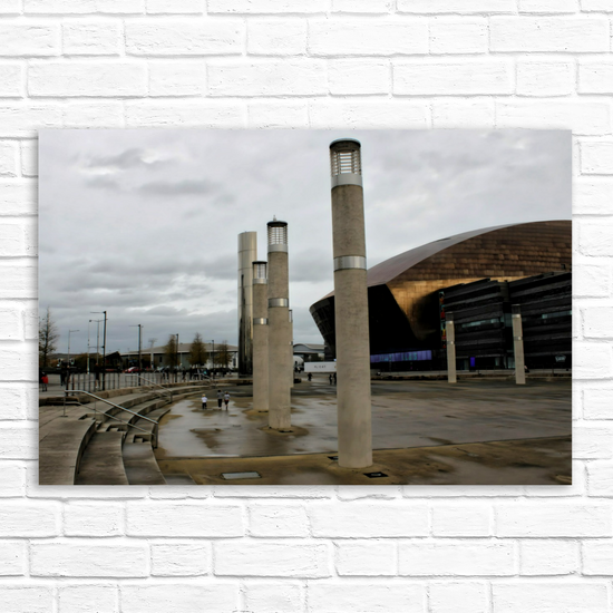 Canvas Art. Welsh Cityscapes & Landmarks. Cardiff. Wales.
