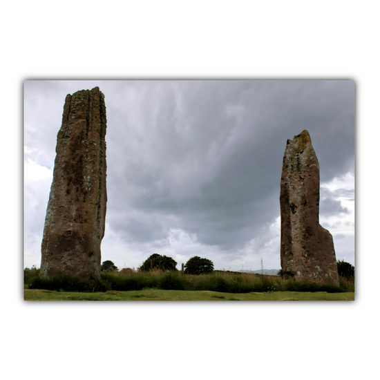 Canvas Art. Scottish Landscapes & Landmarks. Machrie Standing Stones. Isle of Arran. Scotland.