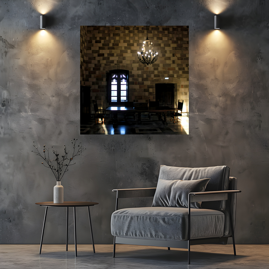 Canvas Art. Grecian Cityscapes & Landmarks. The Palace of the Grandmaster of the Knights of Rhodes. Greece.