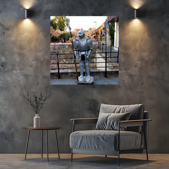 Canvas Art. Grecian Cityscapes & Landmarks. Rhodes Medieval Town. Greece.