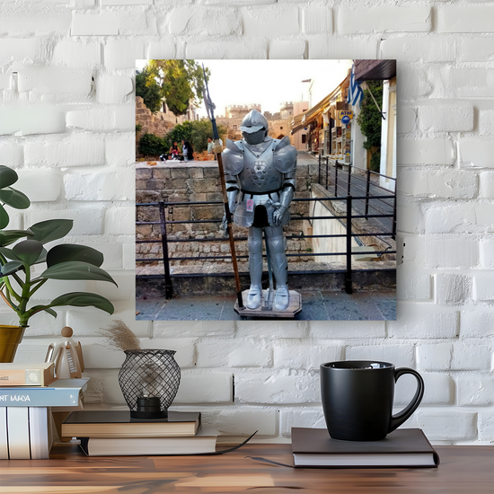 Canvas Art. Grecian Cityscapes & Landmarks. Rhodes Medieval Town. Greece.