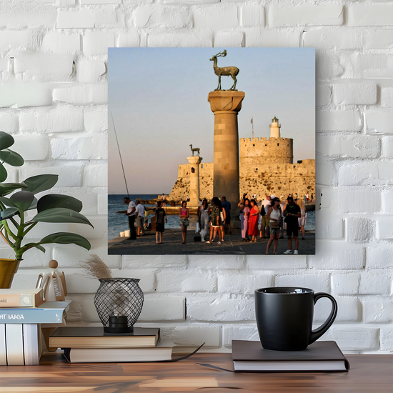 Canvas Art. Grecian Landmarks & Seascapes. Dama - Dama. Rhodes. Greece.