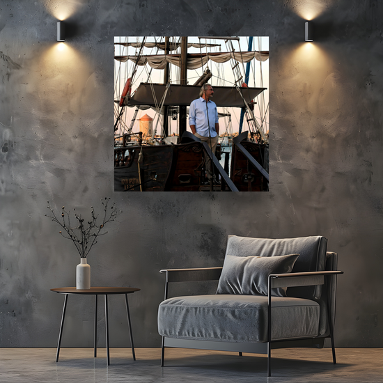 Canvas Art. Grecian Cityscapes & Seascapes. Mandraki Harbour. Rhodes. Greece.