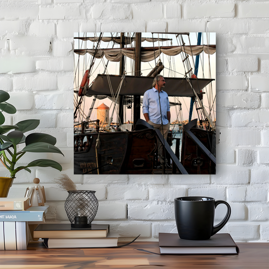 Canvas Art. Grecian Cityscapes & Seascapes. Mandraki Harbour. Rhodes. Greece.